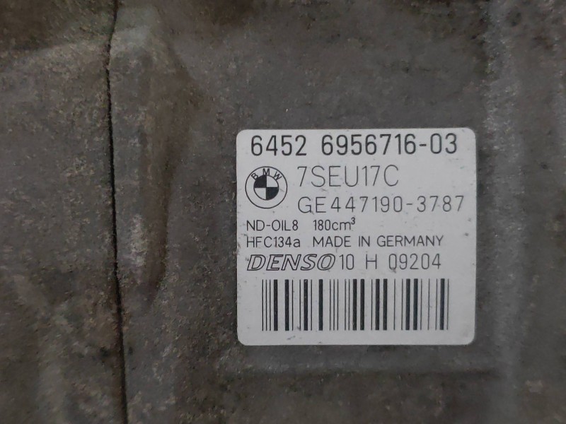 Recambio de compresor aire acondicionado para bmw serie 3 coupe (e92) 325i referencia OEM IAM GE4471903787 6452695671603 
