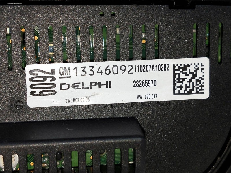 Recambio de mando calefaccion / aire acondicionado para opel astra j lim. cosmo referencia OEM IAM 13346092 28265970 