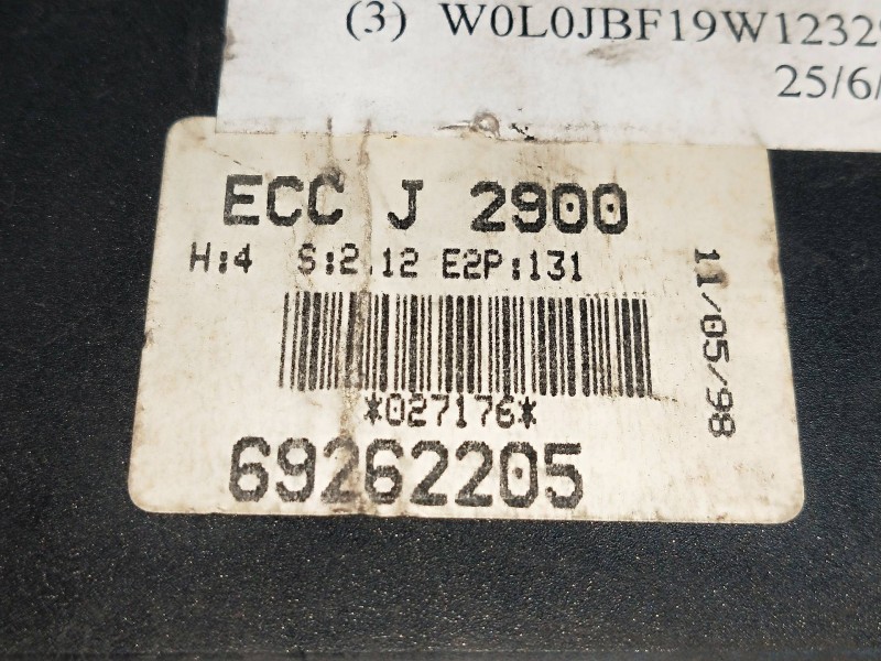 Recambio de mando calefaccion / aire acondicionado para opel vectra b berlina 2.0 dti referencia OEM IAM 69262205   Recambio de mando calefaccion / aire acondicionado para opel vectra b berlina 2.0 dti referencia OEM IAM 69262205
