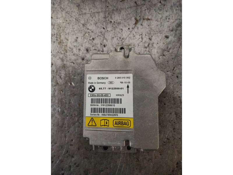 Recambio de centralita airbag para bmw serie 3 coupe (e92) 325i referencia OEM IAM 0285010062 6577912250001 