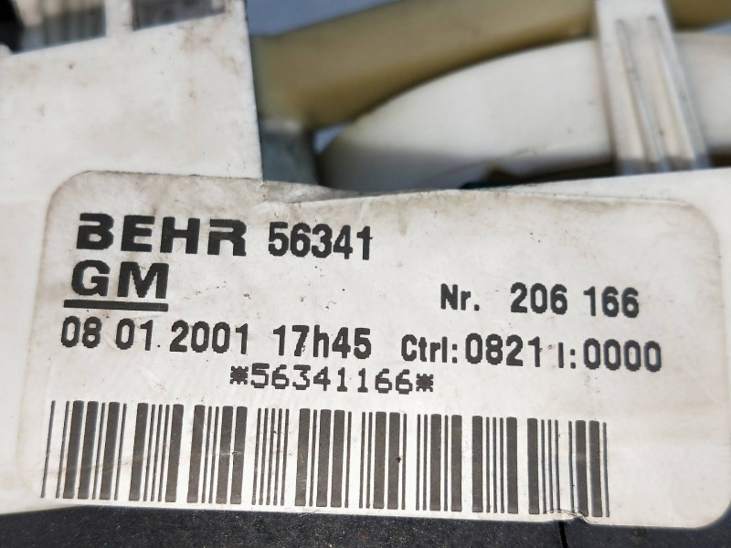 Recambio de mando calefaccion / aire acondicionado para opel zafira a 2.0 dti referencia OEM IAM 56341166  