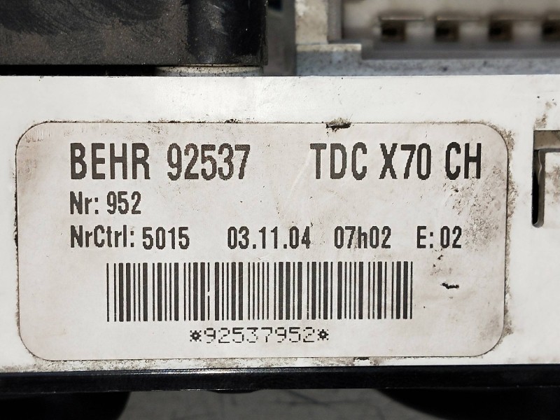 Recambio de mando calefaccion / aire acondicionado para opel movano (2004 =>) combi medio techo elevado l2h2 2.8t referencia OEM