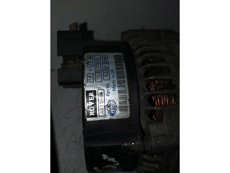 Recambio de alternador para mg rover serie 200 (xw) 218 vvc coupe referencia OEM IAM 63321238  