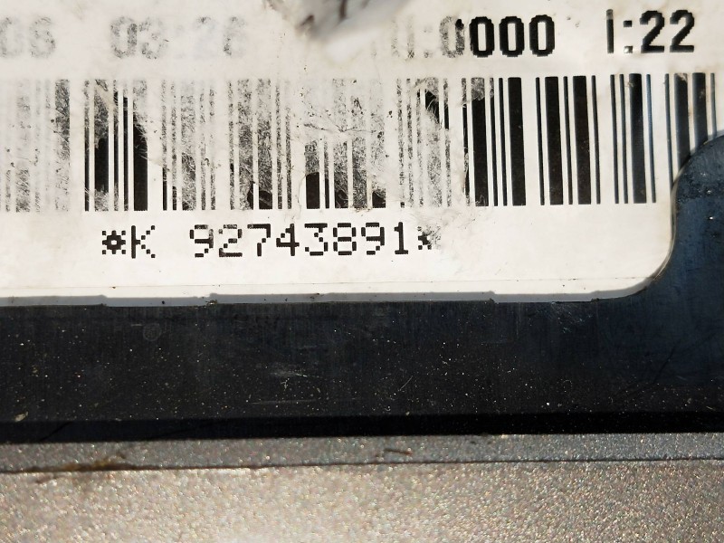 Recambio de mando calefaccion / aire acondicionado para opel meriva 1.7 16v cdti referencia OEM IAM 92743891  