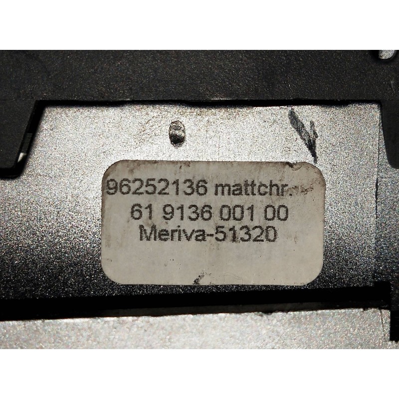 Recambio de mando calefaccion / aire acondicionado para opel meriva 1.7 16v dti cat (y 17 dt / lr6) referencia OEM IAM 96252136 