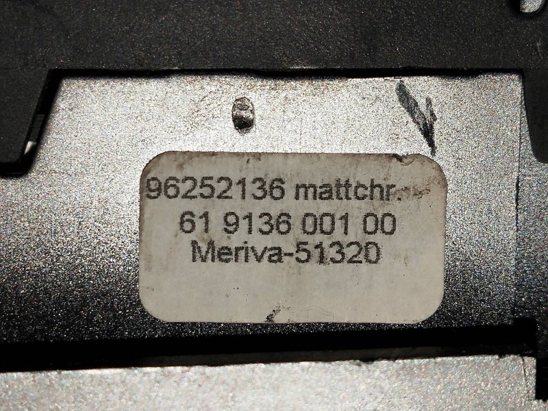 Recambio de mando calefaccion / aire acondicionado para opel meriva 1.7 16v dti cat (y 17 dt / lr6) referencia OEM IAM 96252136 