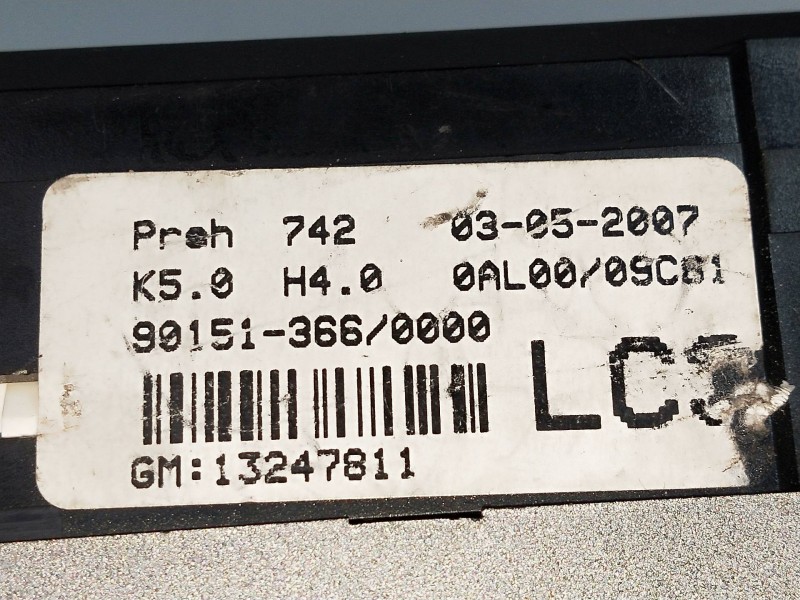 Recambio de mando calefaccion / aire acondicionado para opel astra h berlina 1.7 16v cdti referencia OEM IAM 13247811 90151366 