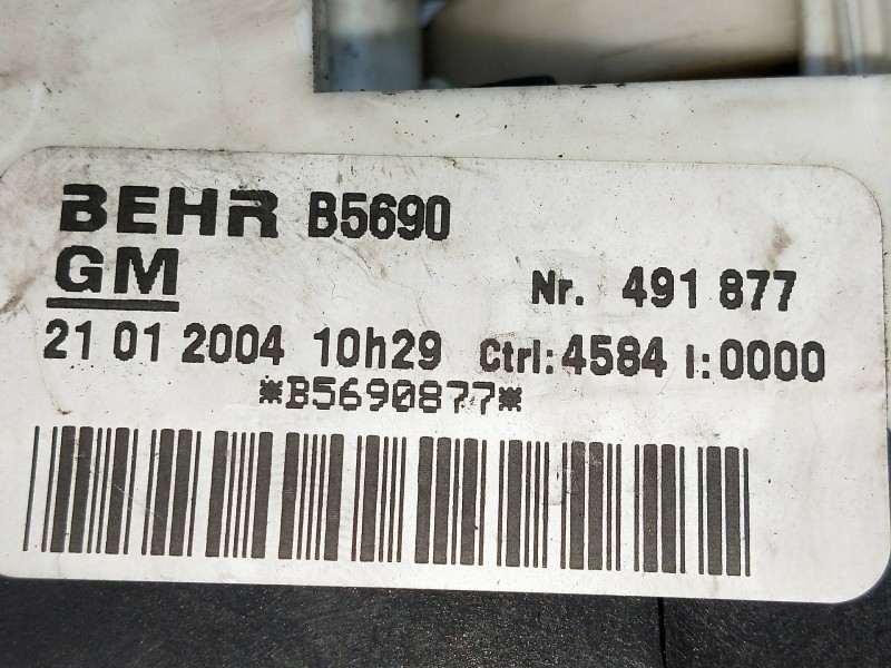 Recambio de mando calefaccion / aire acondicionado para opel zafira a comfort referencia OEM IAM B5690877  