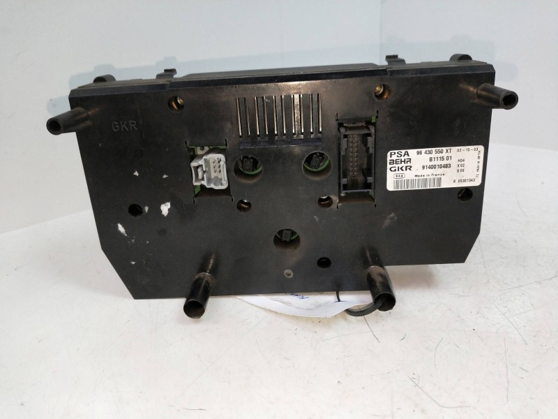 Recambio de mando calefaccion / aire acondicionado para peugeot 206 berlina xr referencia OEM IAM 96430550XT B111501 9140010483