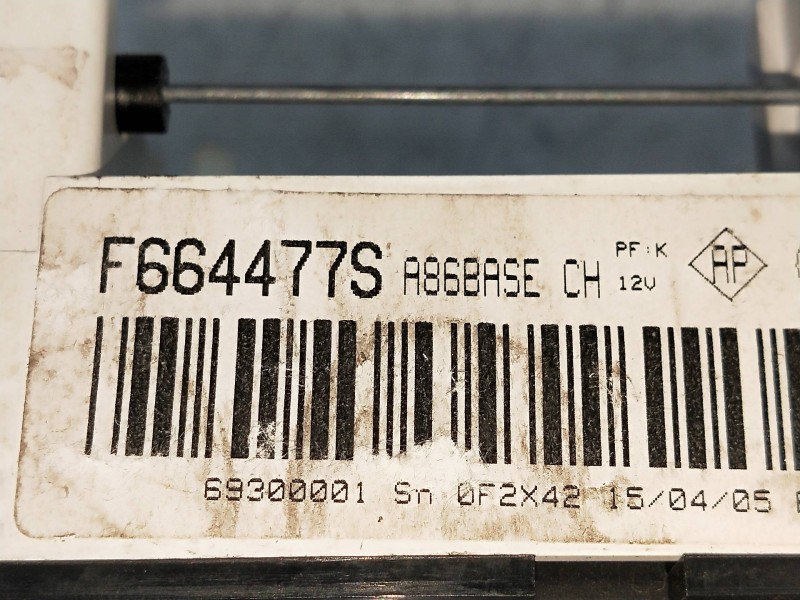 Recambio de mando calefaccion / aire acondicionado para peugeot 1007 urban referencia OEM IAM F664477S 69300001 