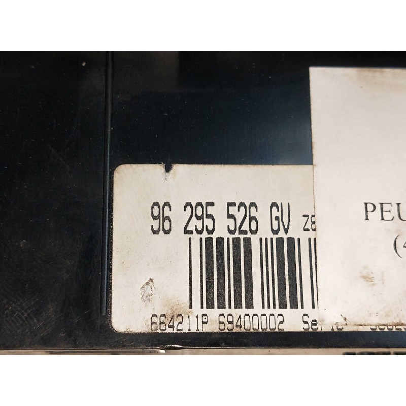 Recambio de mando calefaccion / aire acondicionado para peugeot 607 (s1) 2.2 hdi fap cat referencia OEM IAM 96295526GV  