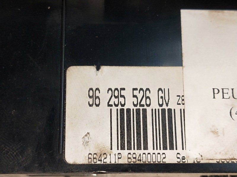 Recambio de mando calefaccion / aire acondicionado para peugeot 607 (s1) 2.2 hdi fap cat referencia OEM IAM 96295526GV  