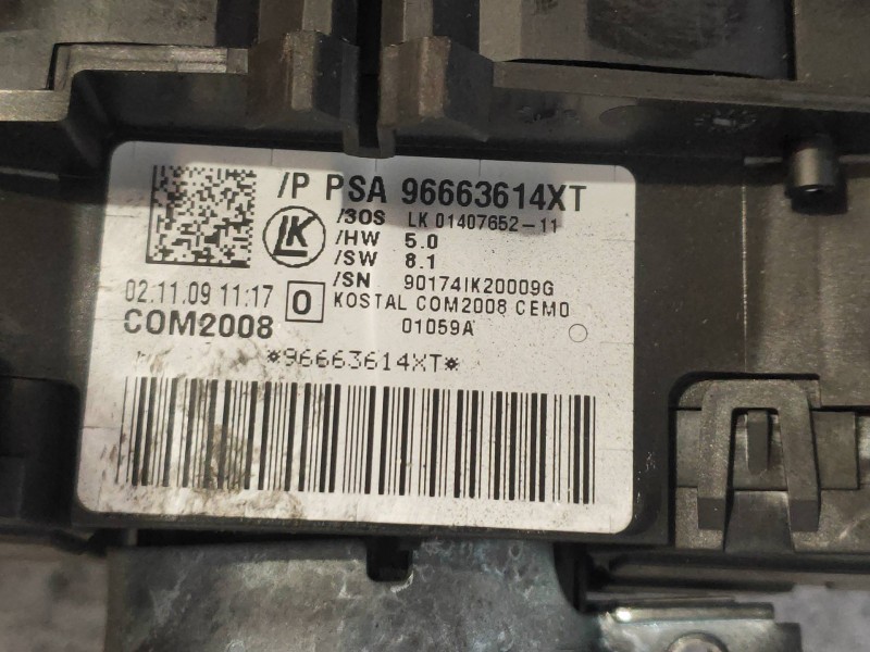 Recambio de mando luces para peugeot 5008 premium referencia OEM IAM 96663614XT COM2008 