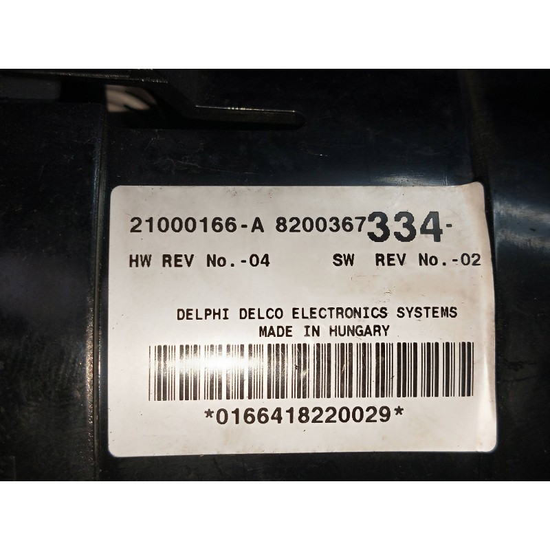 Recambio de mando calefaccion / aire acondicionado para renault espace iv (jk0) 2.2 dci turbodiesel referencia OEM IAM 21000166A