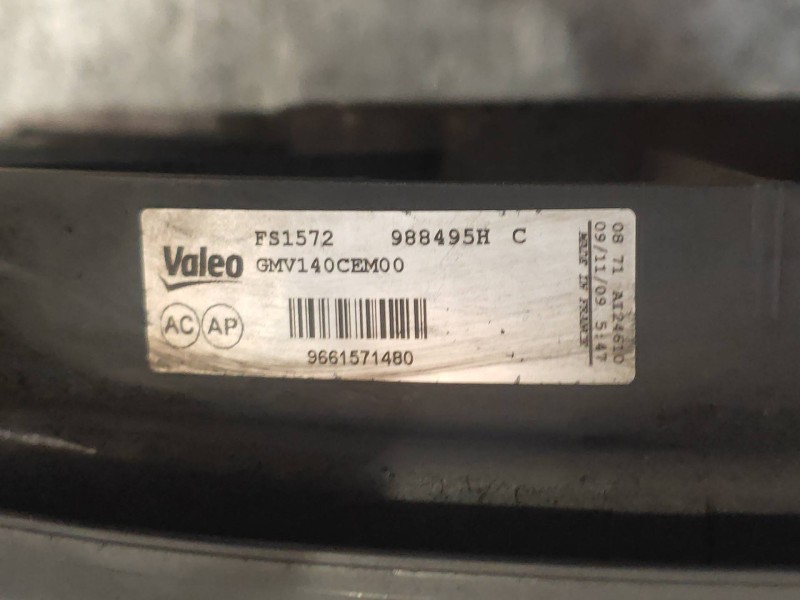 Recambio de electroventilador para peugeot 5008 premium referencia OEM IAM 9661571480 988495H 