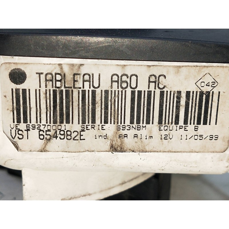 Recambio de mando calefaccion / aire acondicionado para renault clio ii fase i (b/cbo) 1.9 diesel referencia OEM IAM 69270001 65
