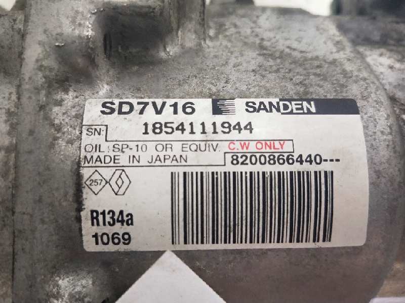 Recambio de compresor aire acondicionado para dacia sandero 1.5 dci diesel cat referencia OEM IAM SD7V161069 8200866440 1069
