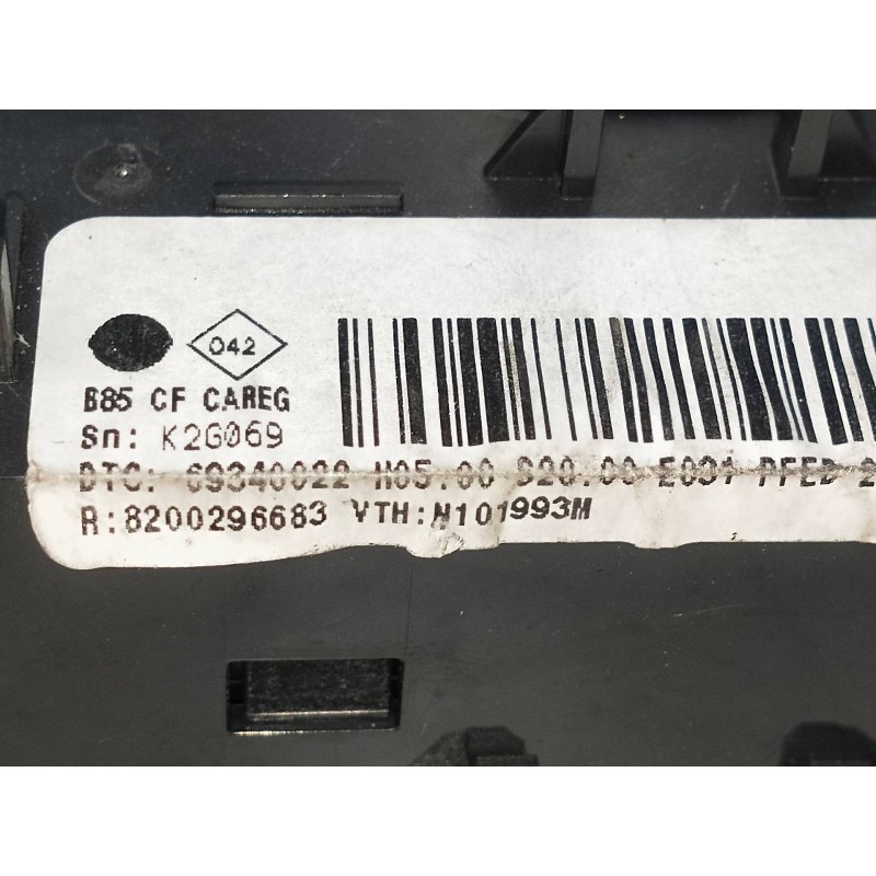 Recambio de mando calefaccion / aire acondicionado para renault clio grandtour 1.5 dci diesel fap referencia OEM IAM 8200296683 