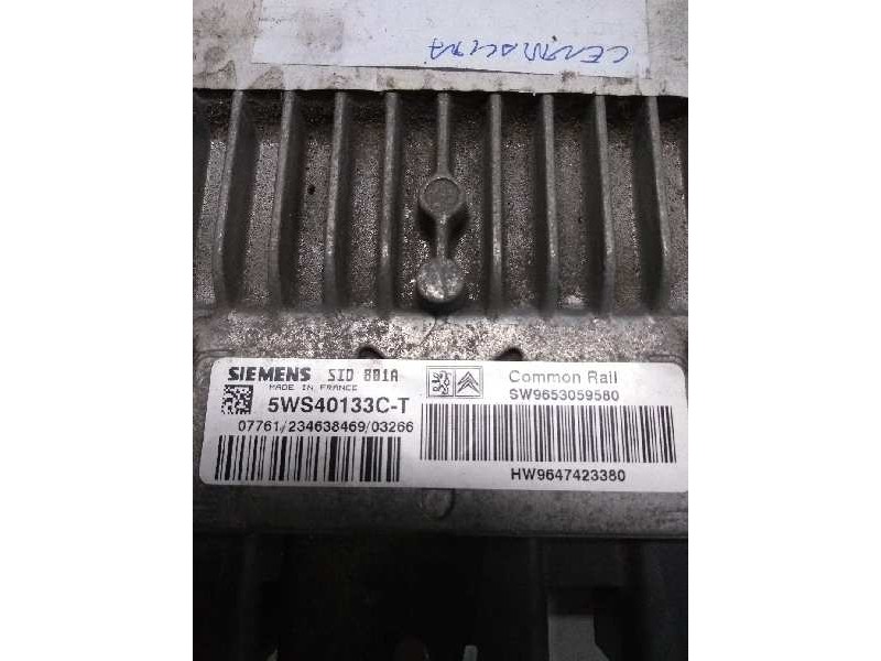 Recambio de centralita motor uce para peugeot 307 (s1) xr clim referencia OEM IAM 5WS40133CT SW9653059580 HW9647423380 SID801A