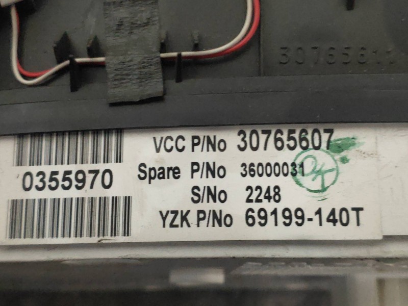 Recambio de cuadro instrumentos para volvo xc90 d5 kinetic (5 asientos) (136kw) referencia OEM IAM 30765607 69199140T 