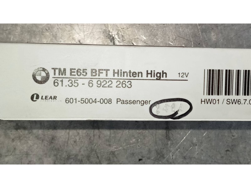 Recambio de modulo electronico para bmw serie 7 (e65/e66) 745i referencia OEM IAM 61356922263  