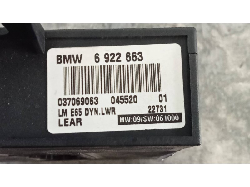 Recambio de modulo electronico para bmw serie 7 (e65/e66) 745i referencia OEM IAM 6922663  