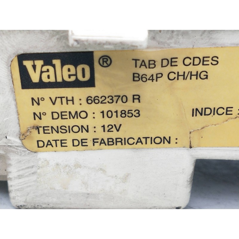 Recambio de mando calefaccion / aire acondicionado para renault megane i fase 2 classic (la..) 1.4 16v rt referencia OEM IAM 662