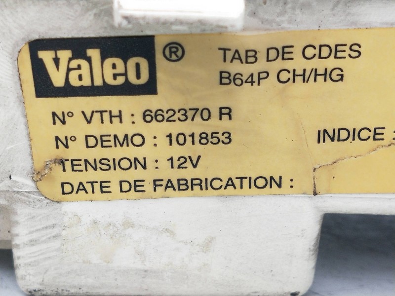 Recambio de mando calefaccion / aire acondicionado para renault megane i fase 2 classic (la..) 1.4 16v rt referencia OEM IAM 662