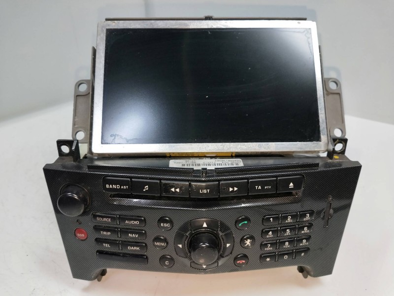 Recambio de sistema navegacion gps para peugeot 607 (s2) titanio pack referencia OEM IAM 96563012TP  