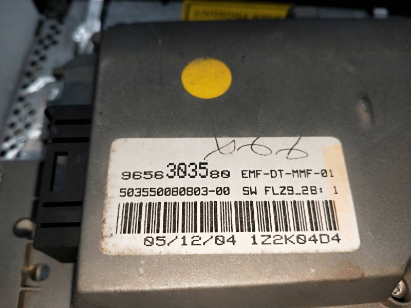 Recambio de sistema navegacion gps para peugeot 607 (s2) titanio pack referencia OEM IAM 96563012TP  