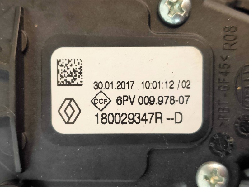 Recambio de potenciometro pedal para renault captur xmod referencia OEM IAM 6PV00997807 180029347RD 