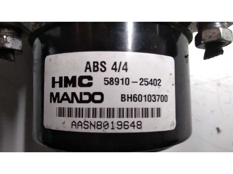 Recambio de abs para hyundai accent (lc) 1.5 crdi cat referencia OEM IAM 0295625000 5891025402 BH60103700