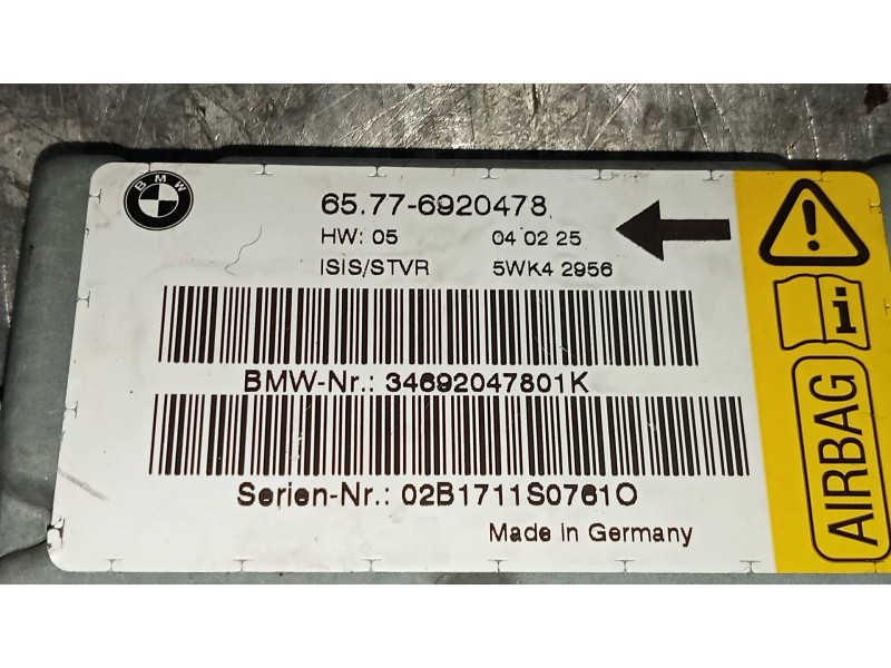 Recambio de modulo electronico para bmw serie 7 (e65/e66) 745i referencia OEM IAM 65776920478 5WK42956 