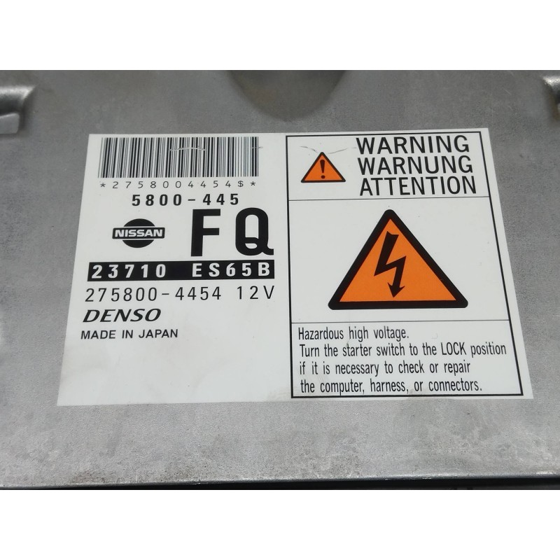 Recambio de centralita motor uce para nissan x-trail (t30) comfort referencia OEM IAM 2758004454 23710ES65B FQ