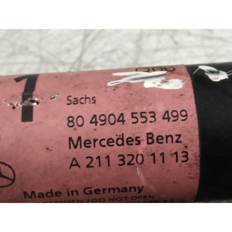 Recambio de amortiguador delantero izquierdo para mercedes clase e (w211) berlina 3.2 cdi cat referencia OEM IAM A2113201113  