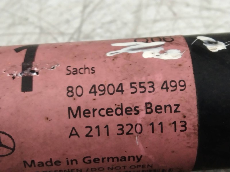 Recambio de amortiguador delantero izquierdo para mercedes clase e (w211) berlina 3.2 cdi cat referencia OEM IAM A2113201113  