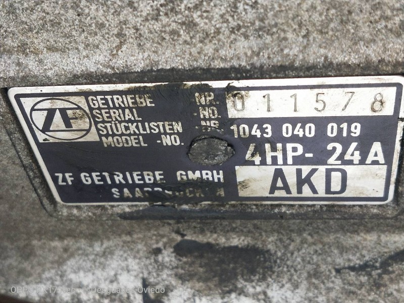 Recambio de caja cambios para audi v8 (d11) 3.6 v8 cat referencia OEM IAM AKD 040019 4HP24A 1043040019 011578