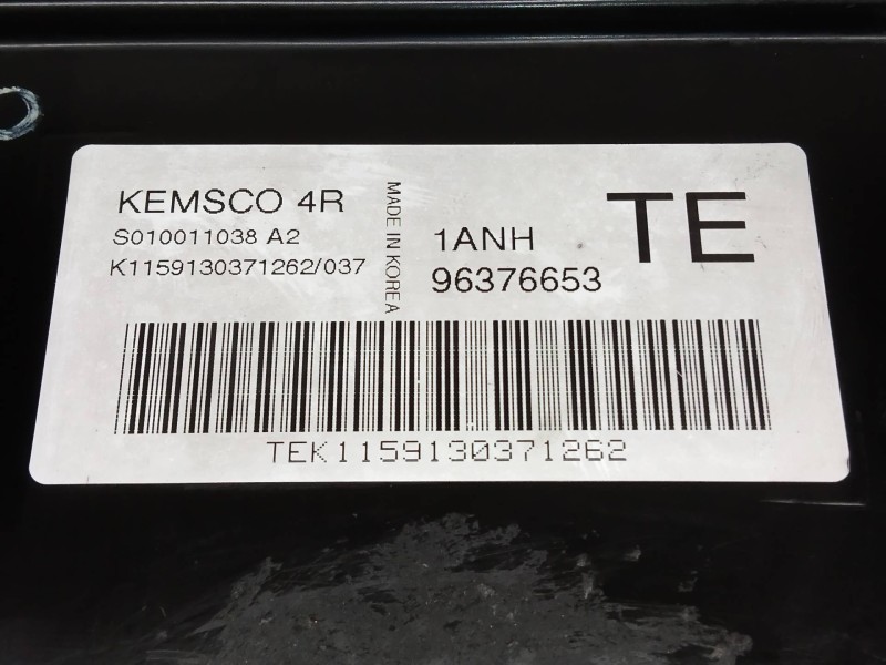 Recambio de centralita motor uce para daewoo kalos 1.2 se referencia OEM IAM S010011038A2 96376653 4R 1ANH TE