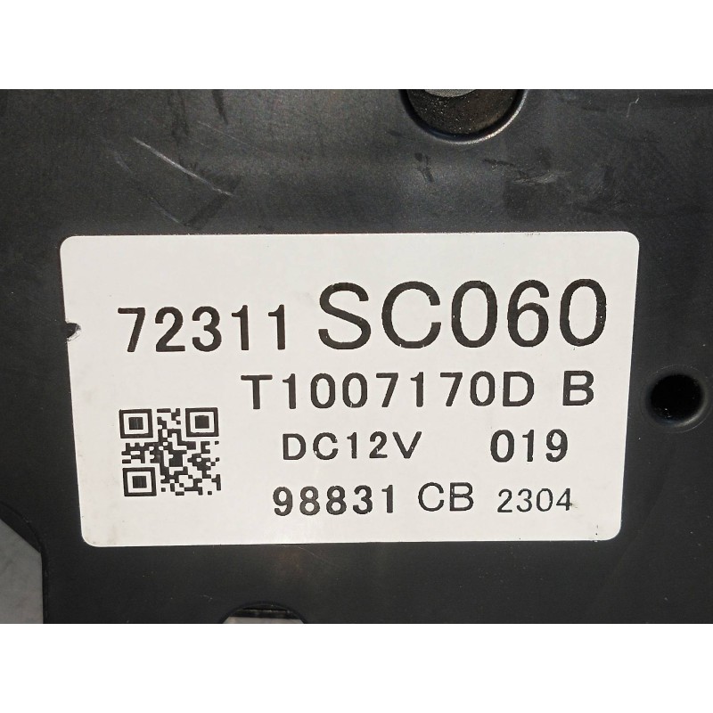 Recambio de mando calefaccion / aire acondicionado para subaru forester s12 2.0 diesel cat referencia OEM IAM 72311SC060 T100717