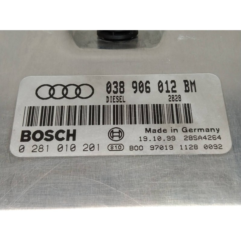 Recambio de centralita motor uce para audi a4 berlina (b5) 1.9 tdi quattro referencia OEM IAM 0281010201 038906012BM 