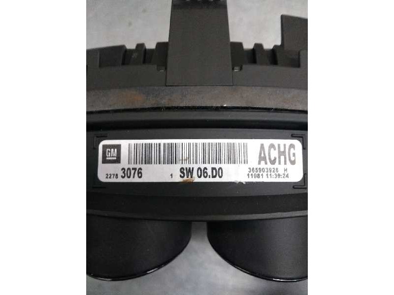 Recambio de cuadro instrumentos para opel insignia berlina 2.0 cdti cat referencia OEM IAM 22783076 SW06DO ACHG