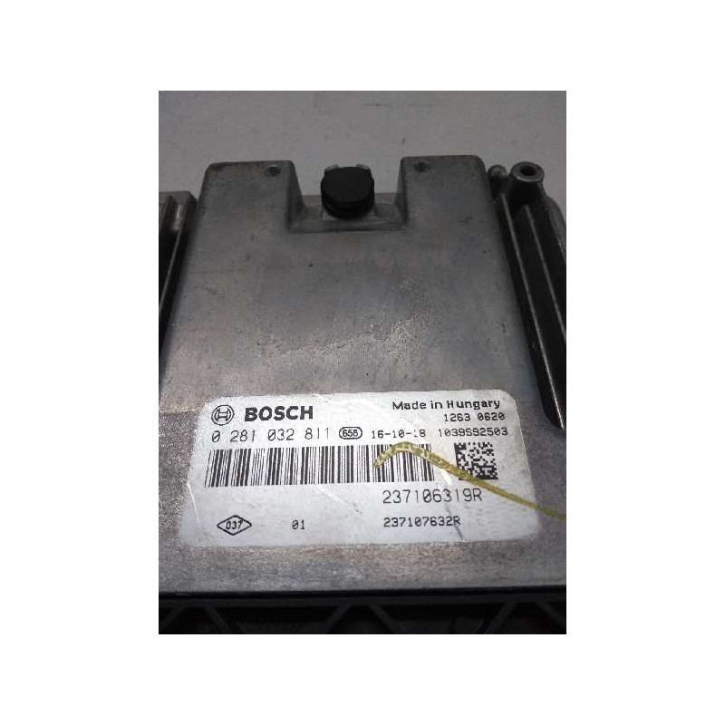Recambio de centralita motor uce para dacia sandero 1.5 dci diesel fap cat referencia OEM IAM 0281032811 237106139R 237107632R