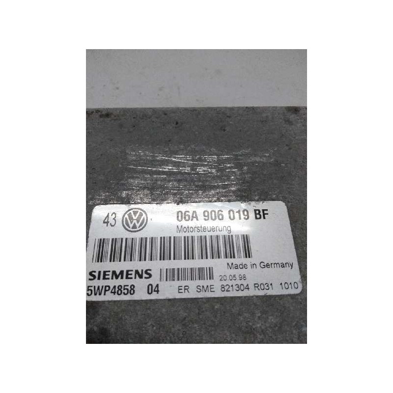 Recambio de centralita motor uce para volkswagen golf iv berlina (1j1) 1.6 referencia OEM IAM 5WP485804 06A906019BF 