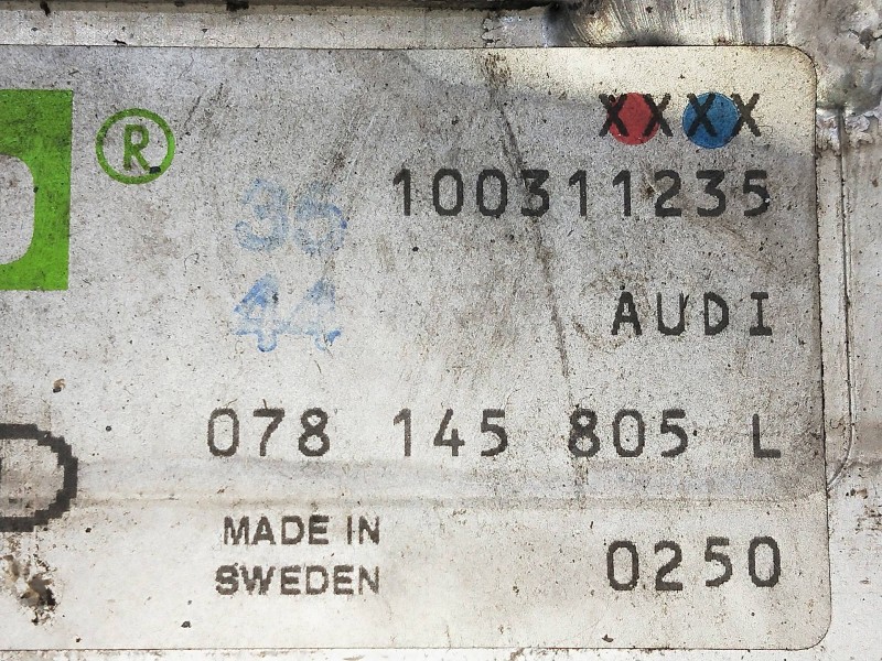 Recambio de intercooler para audi a6 berlina (4b2) 2.7 v6 30v biturbo referencia OEM IAM 078145805L 100311235 