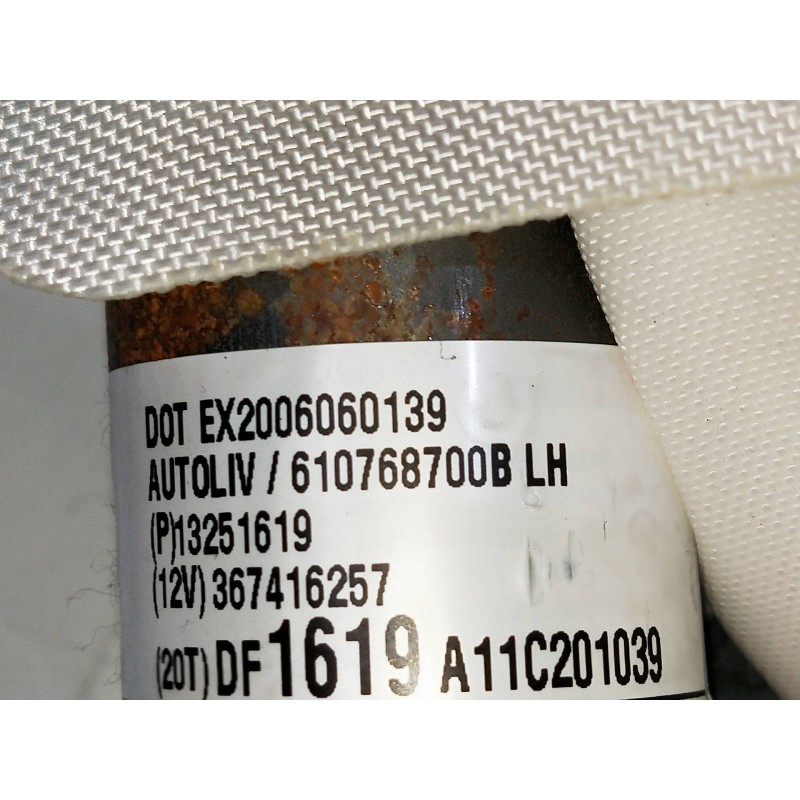 Recambio de airbag cortina delantero izquierdo para opel astra j lim. enjoy referencia OEM IAM 61768700B  