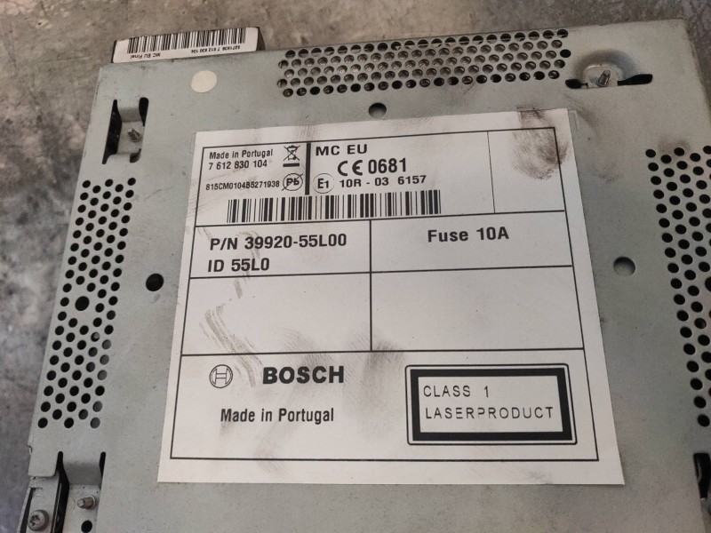 Recambio de sistema navegacion gps para suzuki sx4 rw (ey) gl referencia OEM IAM 3992055L00  