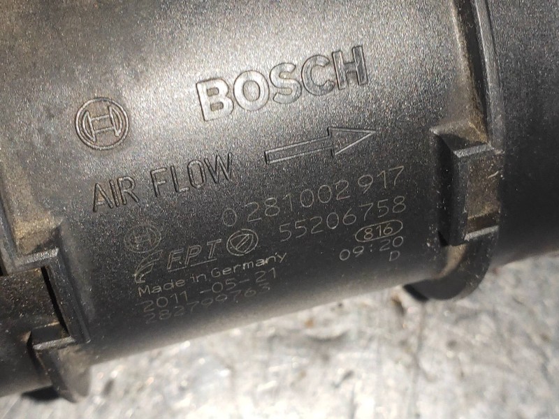 Recambio de caudalimetro para suzuki sx4 rw (ey) gl referencia OEM IAM 0281002917 55206758 