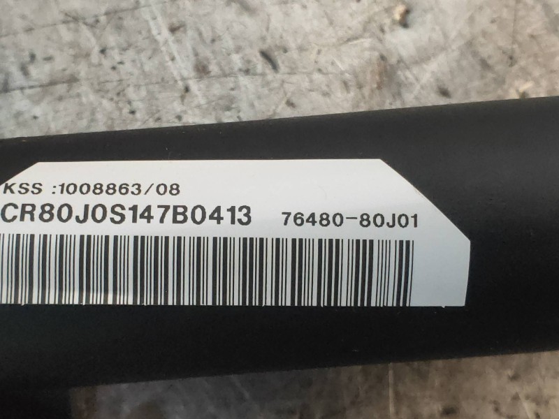Recambio de airbag cortina delantero derecho para suzuki sx4 rw (ey) gl referencia OEM IAM 7648080J01  