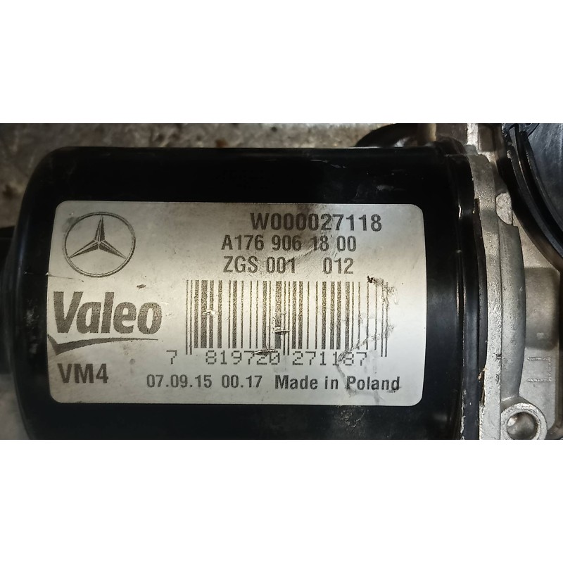 Recambio de motor limpia delantero para mercedes clase gla (w156) gla 200 cdi (156.908) referencia OEM IAM W000027118 A176906180