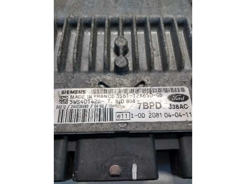 Recambio de centralita motor uce para ford fiesta (cbk) 1.4 tdci cat referencia OEM IAM 5WS40142DT 3S6112A650GD 7BPD SID804 J38A